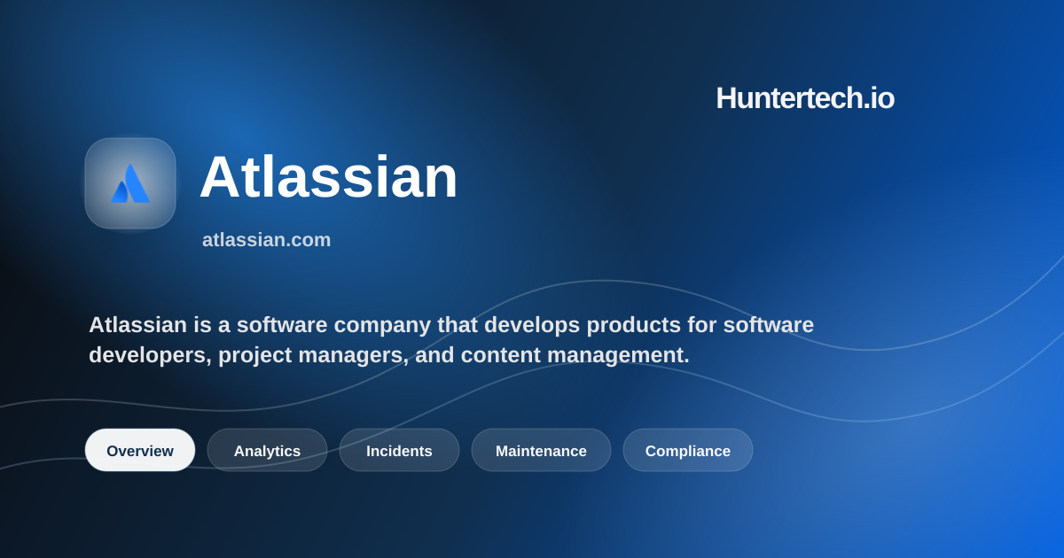 Atlassian Status, Incidents & Updates | Huntertech.io
